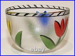 Ulrica Hydman Vallien Kosta Boda Large Tulipa Bowl