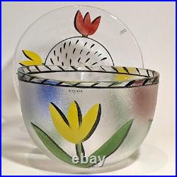 Ulrica Hydman Vallien Kosta Boda Large Tulipa Bowl