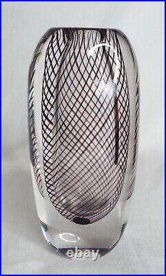 VTG Kosta Boda Vicke Lindstrand LH 1382 MCM Swedish Vase 1950s SIGNED