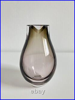 Vase Glass Design Göran Wärff for Kosta Boda Opus 2006 Limited Edition Signed