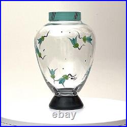 Vase Ulrica Hydman Vallien Artist collection Kosta Boda Scandinavian design