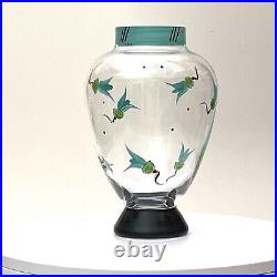 Vase Ulrica Hydman Vallien Artist collection Kosta Boda Scandinavian design