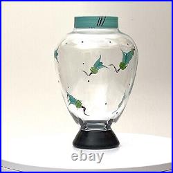 Vase Ulrica Hydman Vallien Artist collection Kosta Boda Scandinavian design