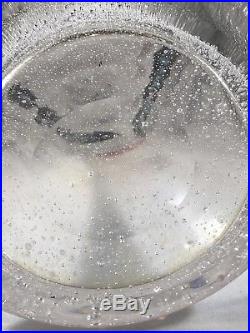Very Rare Kosta Boda Ulrica Hv 12 3/4 Clear Bubble Glass Vase Open Minds