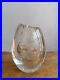 Vicke Lindstrand Crystal Vase (1904-1983) Signed Kosta Boda Woman in Bath