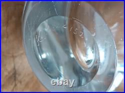 Vicke Lindstrand Crystal Vase (1904-1983) Signed Kosta Boda Woman in Bath