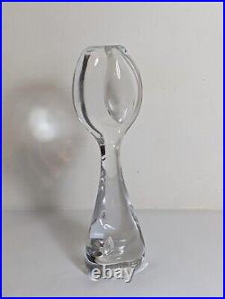 Vicke Lindstrand For Kosta Boda ORCHID Studio Glass LH 1482 Vase Swedish 1950s