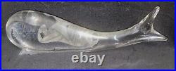 Vicke Lindstrand Glass Sculpture-Jonah and The Whale-X Large-17-Reclining Johah