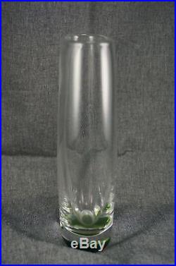 Vicke Lindstrand KOSTA Glass NUDE WOMAN Etched VASE 8 Elliptical Mid Century
