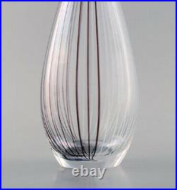 Vicke Lindstrand for Kosta Boda glass vase