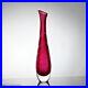 Vicke Lindstrand for Kosta, large red controlled bubble vase