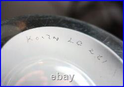 Vintage 1950s Kosta Vicke Lindstrand 13 Engraved Figure Glass Vase Etched MCM