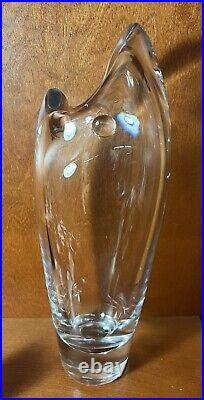 Vintage 1958 Kosta LH 1304 Vicke Lindestrand Glass Fish Vase Swedish Mid-Century