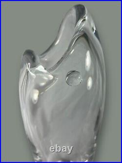 Vintage 1958 Kosta LH 1304 Vicke Lindestrand Glass Fish Vase Swedish Mid-Century