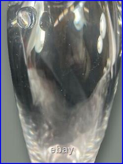 Vintage 1958 Kosta LH 1304 Vicke Lindestrand Glass Fish Vase Swedish Mid-Century