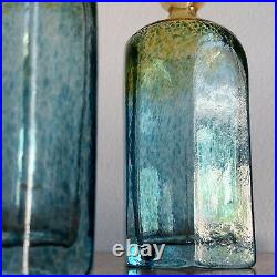 Vintage Antikva Kosta Boda Glass Bottles by Bertil Vallien Vases Scandinavian