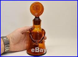 Vintage Erik Hoglund Kosta Boda People Bottle Decanter H282