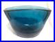 Vintage Estate KOSTA BODA Blue Art Glass Vase/Bowl Signed and Numbered