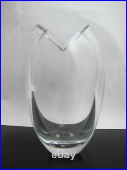 Vintage KOSTA BODA Tulip Shape CRYSTAL Glass Bengt Edenfalk Vase