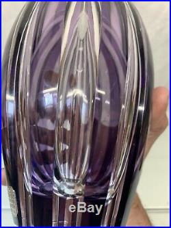 Vintage Kosta Boda 7 Elis Bergh Crystal Thick Heavy Vase