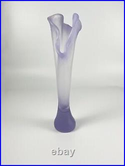 Vintage Kosta Boda Abstract Organic Tall Funghi Vase Ulrica Hydman Vallien