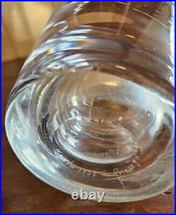 Vintage Kosta Boda Art Glass Vase 1937 Signed T. Crangulst KK108