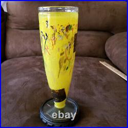 Vintage Kosta Boda Art Glass Vase SATELLITE Signed by Bertil Vallien