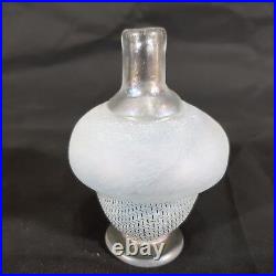 Vintage Kosta Boda B. Vallien Signed Art Glass Iridescent Vase 11.5cm High