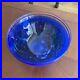 Vintage Kosta Boda Bertil Vallien BLUE Swedish Glass Bowl