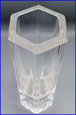 Vintage Kosta Boda Crystal Colonna Vase # 41269- B. Edenfalk 8.5 Tall x 3