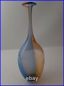 Vintage Kosta Boda Fidji Collection Vase #48838 signed by Kjell Engman 11-1/4