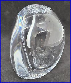 Vintage Kosta Boda Goran Warff Crystal Vase 47805