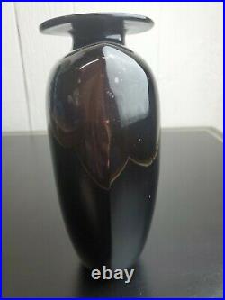 Vintage Kosta Boda KJELL ENGMAN Amethyst Vase