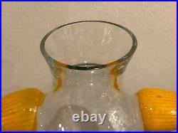 Vintage Kosta Boda Kjell Engman Swedish Art Glass Vase # 49851