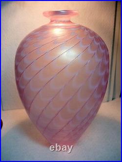 Vintage Kosta Boda Opalescent Vase Bertil Vallien