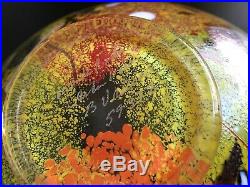 Vintage Kosta Boda Satellite Bowl Signed B Vallien Artist Collection 59372