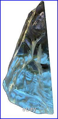 Vintage Kosta Boda Signed Glass Art/sculpture By Vickie Lindstrand Buck
