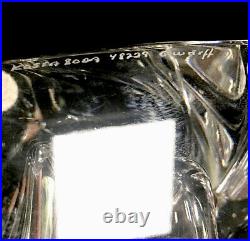 Vintage MCM Kosta Boda Sails Goran Warff Twisted Square Crystal Vase 48229