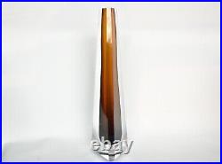 Vintage MCM Swedish Kosta Boda VICKE LINDSTRAND Sommerso Art Glass Vase