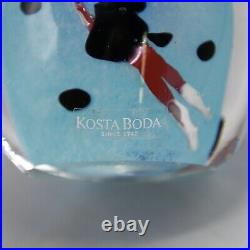 Vintage Rare Handmade Art Glass Egg Kosta Boda Bertil Vallien Atelier Signed