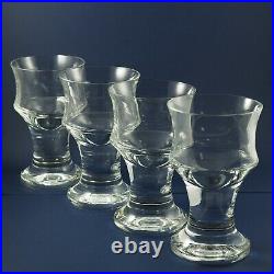 Vintage SEA Kosta Boda Björn Ramel Beer Glasses Mid Century Set of 4 /g