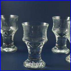 Vintage SEA Kosta Boda Björn Ramel Beer Glasses Mid Century Set of 4 /g