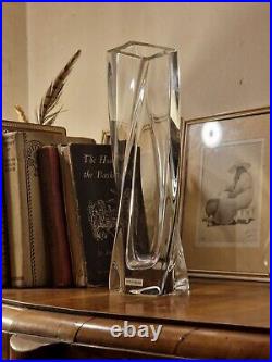 Vintage Scandi Kosta Boda Sweden 1986 Goran Warff 11'Sails' Art Glass Vase