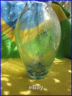 Vintage Sweden Kosta Boda glass Large Big Vase Flower Decor