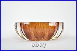 Vintage Swedish Unique Kosta Boda VICKE LINDSTRAND Unik Art Glass Bowl