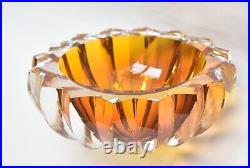 Vintage Swedish Unique Kosta Boda VICKE LINDSTRAND Unik Art Glass Bowl