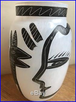 Vintage Ulrica Hydman Vallien Kosta Boda Caramba Eve Vase Scandinavian