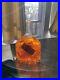 Vtg Kosta Boda Satellite Bertil Vallien Vase Orange Signed W Sticker
