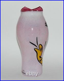 XXL Kosta Boda Glass Vase Open Minds Ulrica Hydman Vallien Design Art Glass